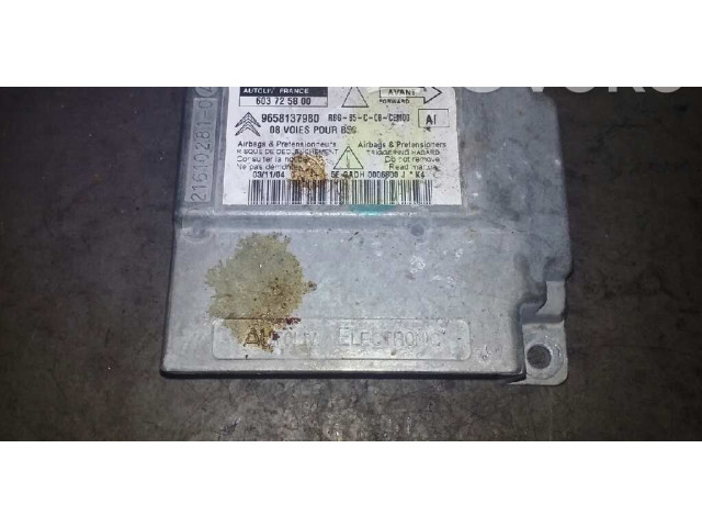 Блок подушек безопасности 9658137980 Citroen C4 I