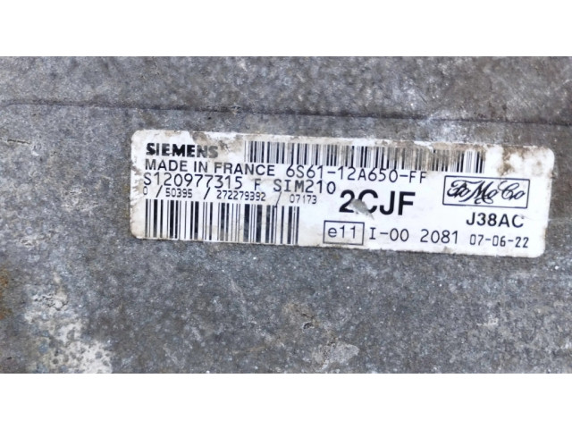 Řídící jednotka 6S6112A650FF, K5159 Ford Fiesta 2007