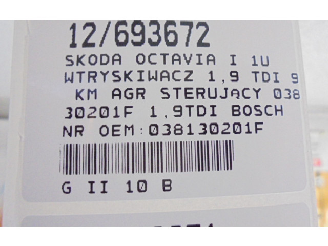 Форсунка 038130201F, 038130201F Skoda Octavia Mk1 (1U)