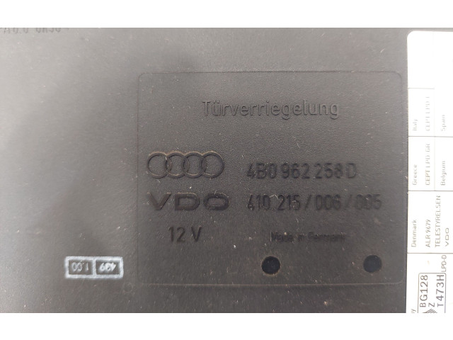 Блок комфорта 4B0962258D   Audi A6 S6 C5 4B   