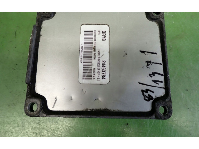 Блок управления двигателем ECU 24463784   Opel Zafira A