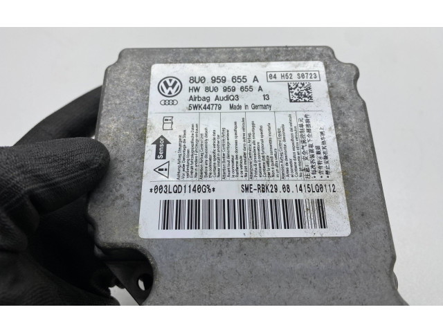 Блок подушек безопасности 8U0959655A, 5WK44779 Audi Q3 8U