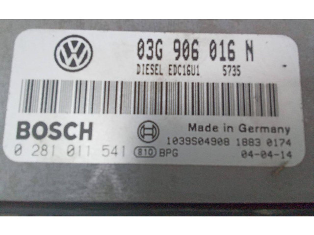 Řídící jednotka 03g906016n Volkswagen Caddy 2010