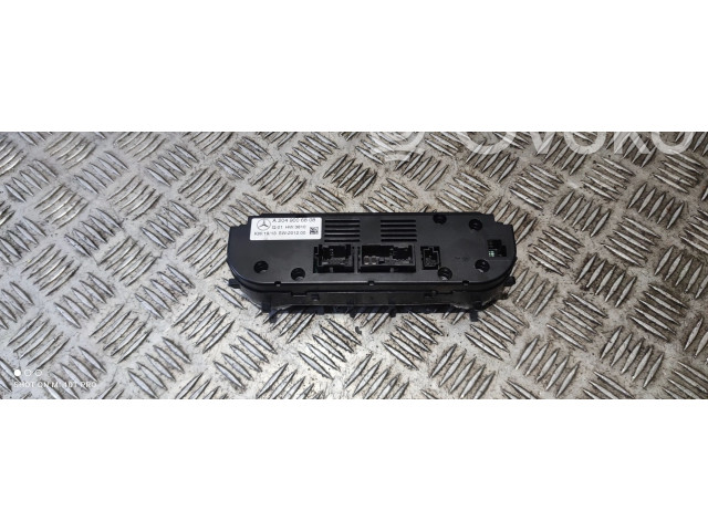 Блок управления климат-контролем A2049006808   Mercedes-Benz CLS C218 X218