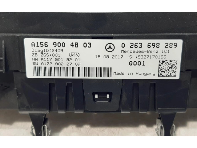 Přístrojová deska Mercedes-Benz GLA W156 2017 A1569004803