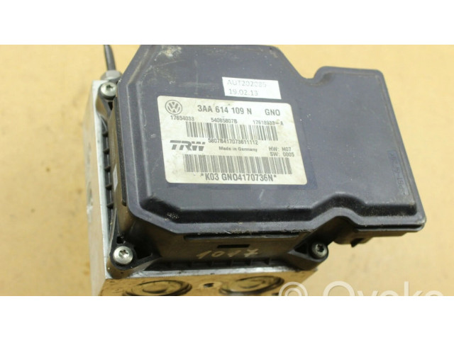 Jednotka ABS 3AA614109N   Volkswagen PASSAT B7 2011