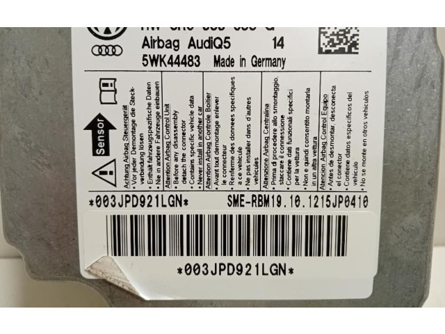 Блок подушек безопасности 8R0959655G, 8R0959655G Audi Q5 SQ5