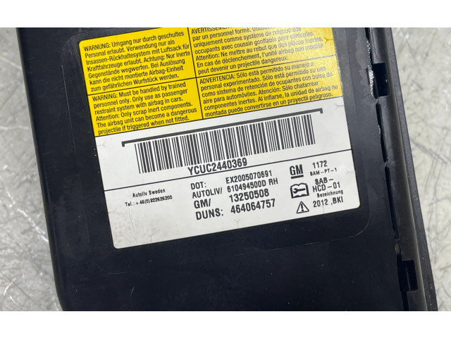 Подушка безопасности в сиденье 13250508 Opel Meriva B