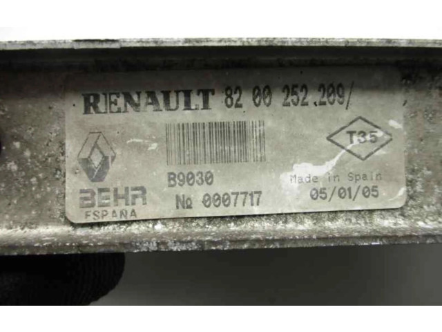 Интеркулер  8200252209   Renault Clio II 