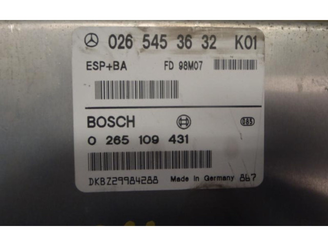 Блок управления Mercedes-Benz A W168