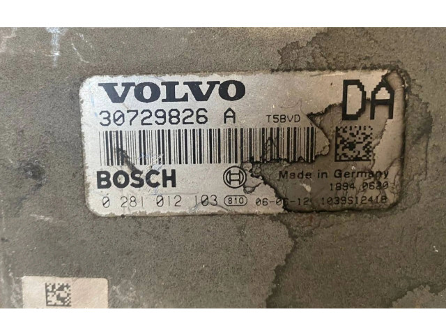 Блок управления двигателя     30729826A, 1039S12418    Volvo XC90 