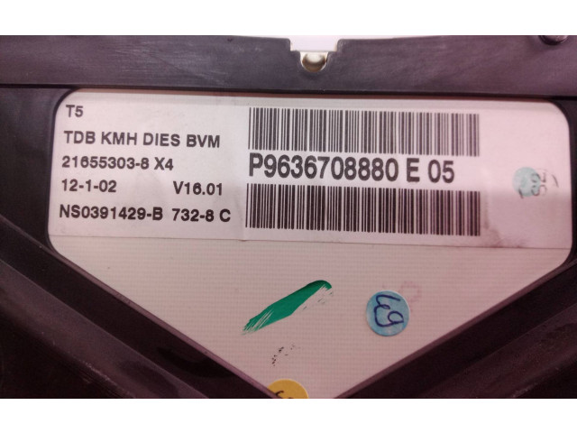 Přístrojová deska Peugeot 307 2002 P9636708880E05, P9636708880E05