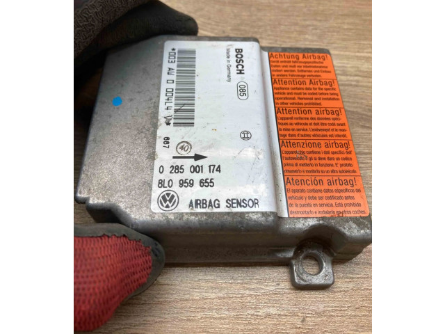 Блок подушек безопасности 8L0959655, 0285001174   Audi A3 S3 8L