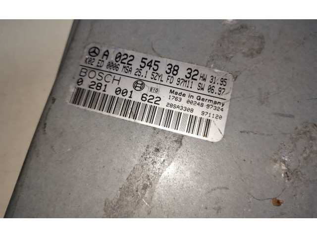 Řídící jednotka A0225453832, 0281001622 Mercedes-Benz C W202 1996