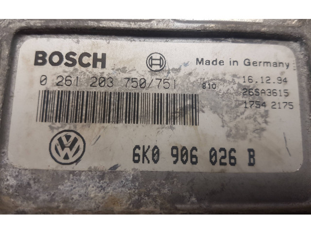 Блок управления двигателя 6K0906026B, 26SA3615 Seat Ibiza II (6k)