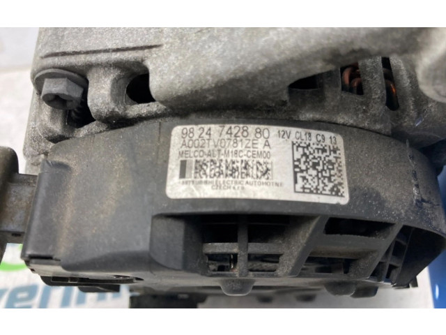 Генератор 9824742880, 9809200480   Peugeot Partner III      