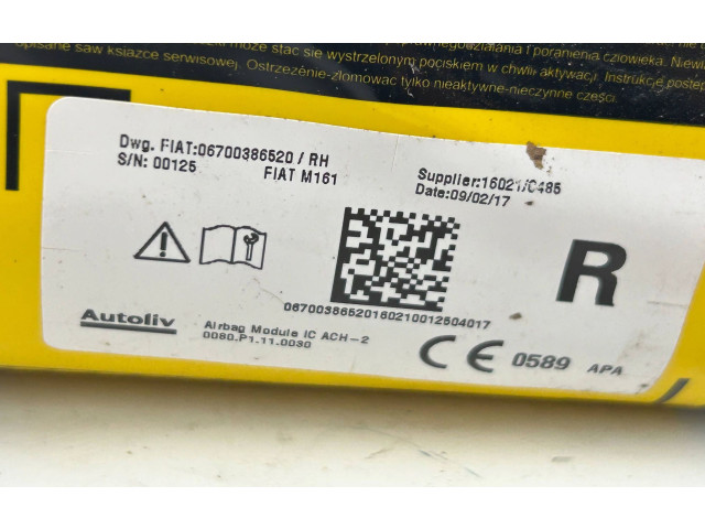 Надувная подушка для крыши 06700386520 Maserati Levante