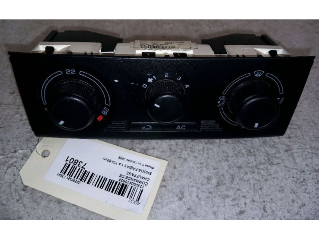 Блок управления климат-контролем 5J08200459B9, 5J08200459B9 Skoda Fabia Mk1 (6Y)