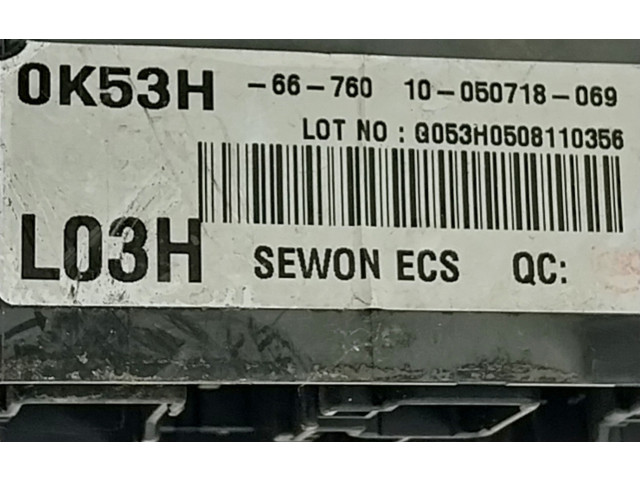 Pojistková skříňka 0K53H66760, 0K53H66760 KIA Carnival 2006