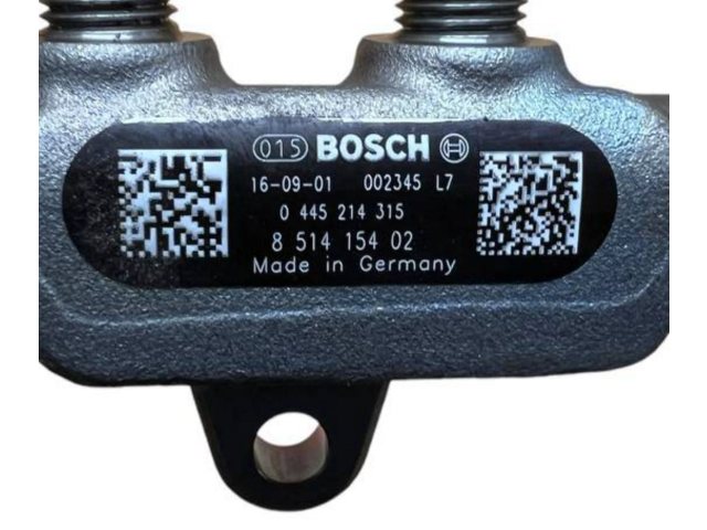 Vstřikovací lišta 8514154, 0445214315 BMW 3 F30 F35 F31 pro naftový motor 2.0