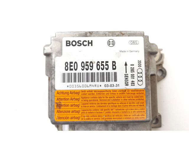 Блок подушек безопасности 8E0959655B, 0285001483   Audi A4 Allroad