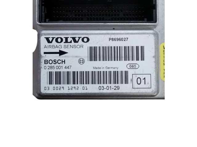 Блок подушек безопасности P8696027, 0285001447   Volvo XC90
