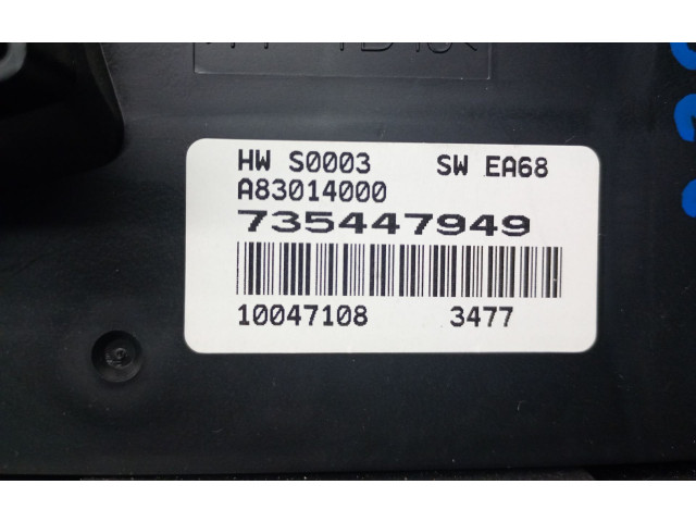 Блок управления климат-контролем 735447949, 735447949   Fiat Grande Punto