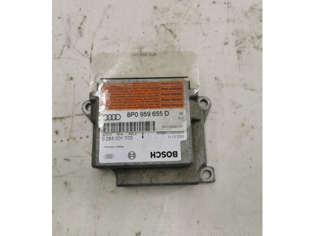Блок подушек безопасности 8P0959655D, 0285001700   Audi A3 S3 8P