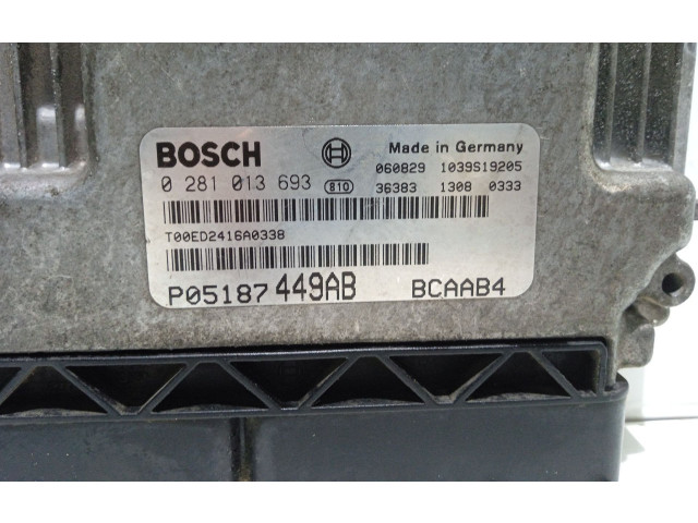 Řídící jednotka P05187449AB, 0281013693   Dodge Caliber 2007