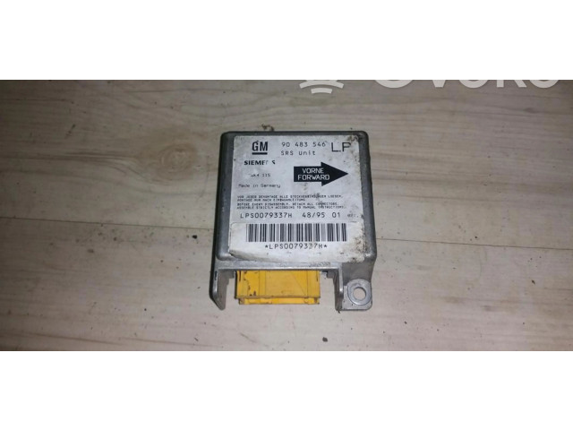 Блок подушек безопасности 90483546lp, 5wk4115   Opel Tigra A