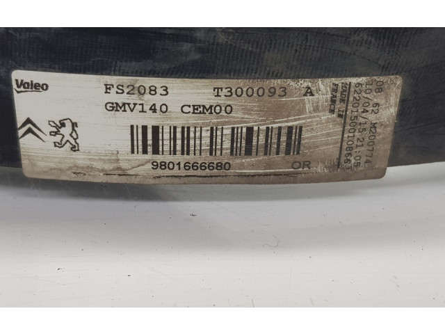 Вентилятор радиатора 9801666680, 9801666680 Citroen C4 Cactus