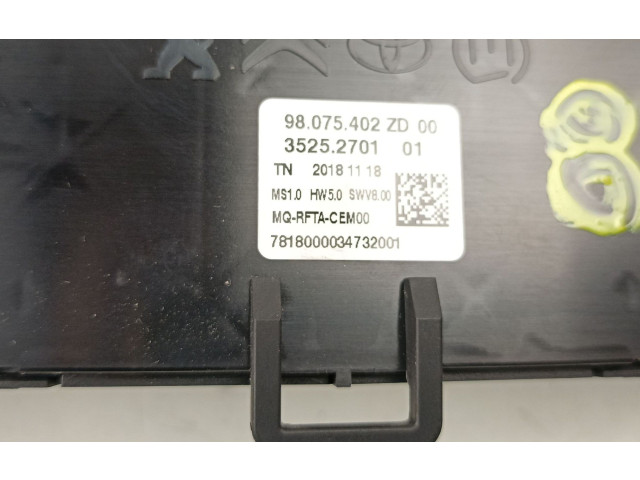 Модуль блока управления кондиционером 98075402ZD Citroen Berlingo