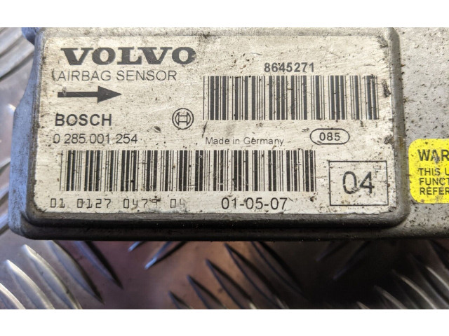 Блок подушек безопасности 8645271, 0285001254   Volvo V70