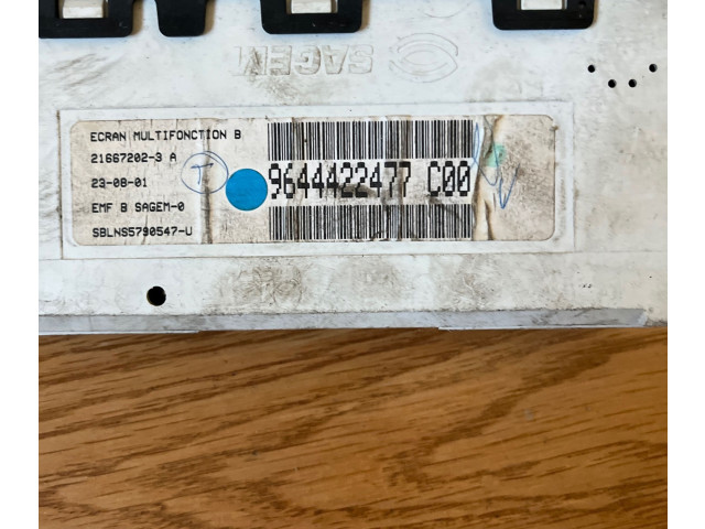 Дисплей 9644422477, 216672023A Citroen C5