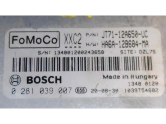 Блок управления двигателя 0281039007   Ford Transit -  Tourneo Connect