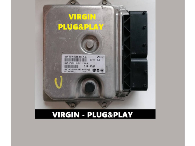 Блок управления двигателя 51918363, MJD8F3F5   Fiat Qubo
