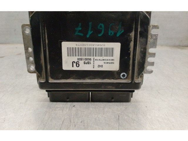 Блок управления двигателя 96801808, 5WY5451A Chevrolet Matiz