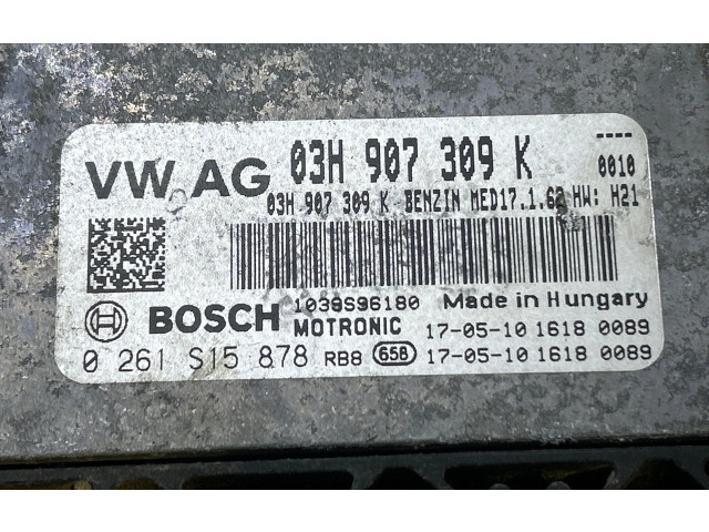 Блок управления двигателя 03H907309K, 0261S15878   Volkswagen Atlas
