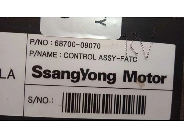 Блок управления климат-контролем 6870009070, 6870009070HCH SsangYong Kyron