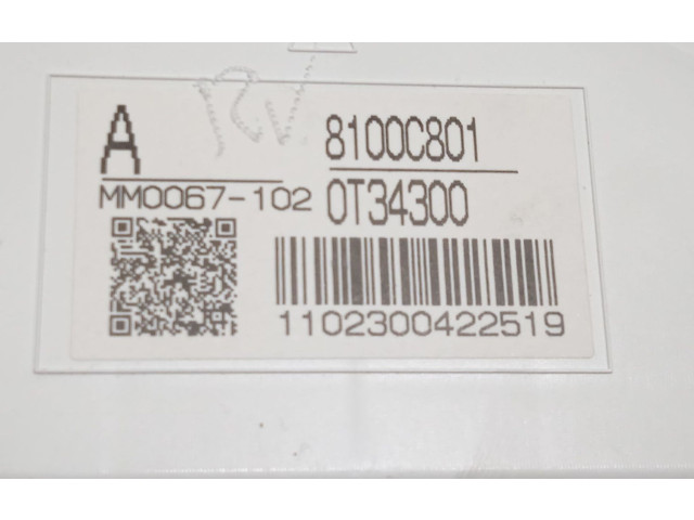 Панель приборов 8100C801 Mitsubishi ASX