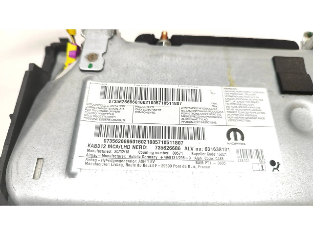 Подушка безопасности для колен 631638101, 735626686   Fiat 500