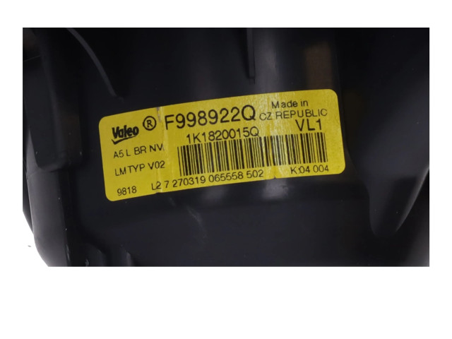 Вентилятор печки 1K1820021 Volkswagen Caddy