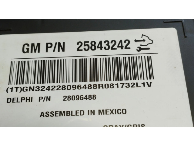 Блок комфорта 25843242, 28096488   Chevrolet Captiva   