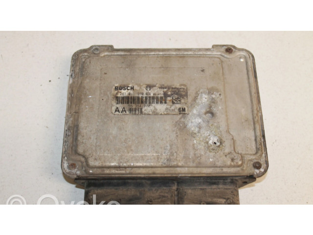 Блок управления двигателя 0281011970, 55354770 Saab 9-3 Ver2