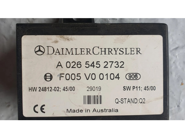 Блок управления A0265452732 Mercedes-Benz SL R230