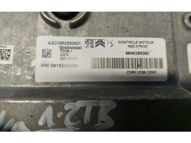 Řídící jednotka 9846386380 Opel Mokka B 2021