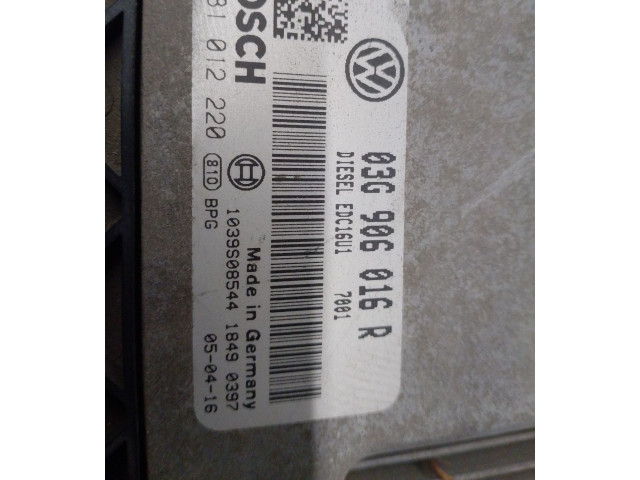 Блок управления двигателя 03G906016R, 0281012220   Volkswagen Golf SportWagen