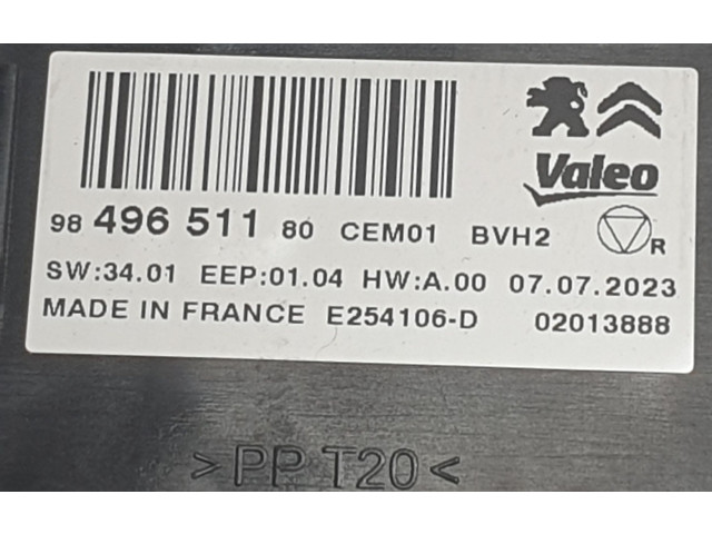 Блок управления 9849651180, 9849651180 Opel Combo E