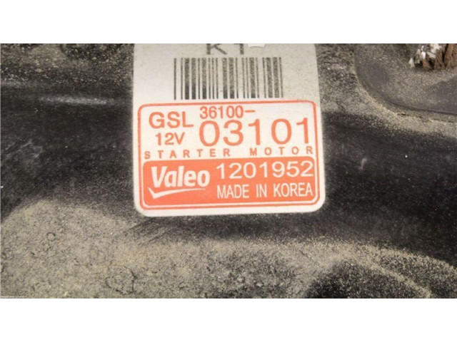 Стартер KIA Rio 2012 - 2016 года 3610003101, 3610003101