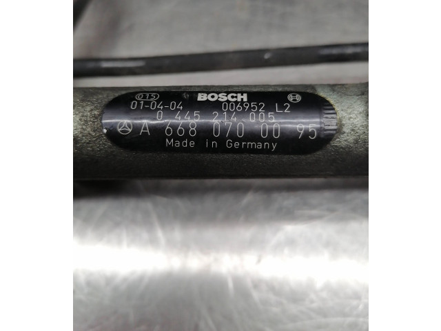 Топливная рампа A6680700095, 0445214005   Mercedes-Benz A W168  